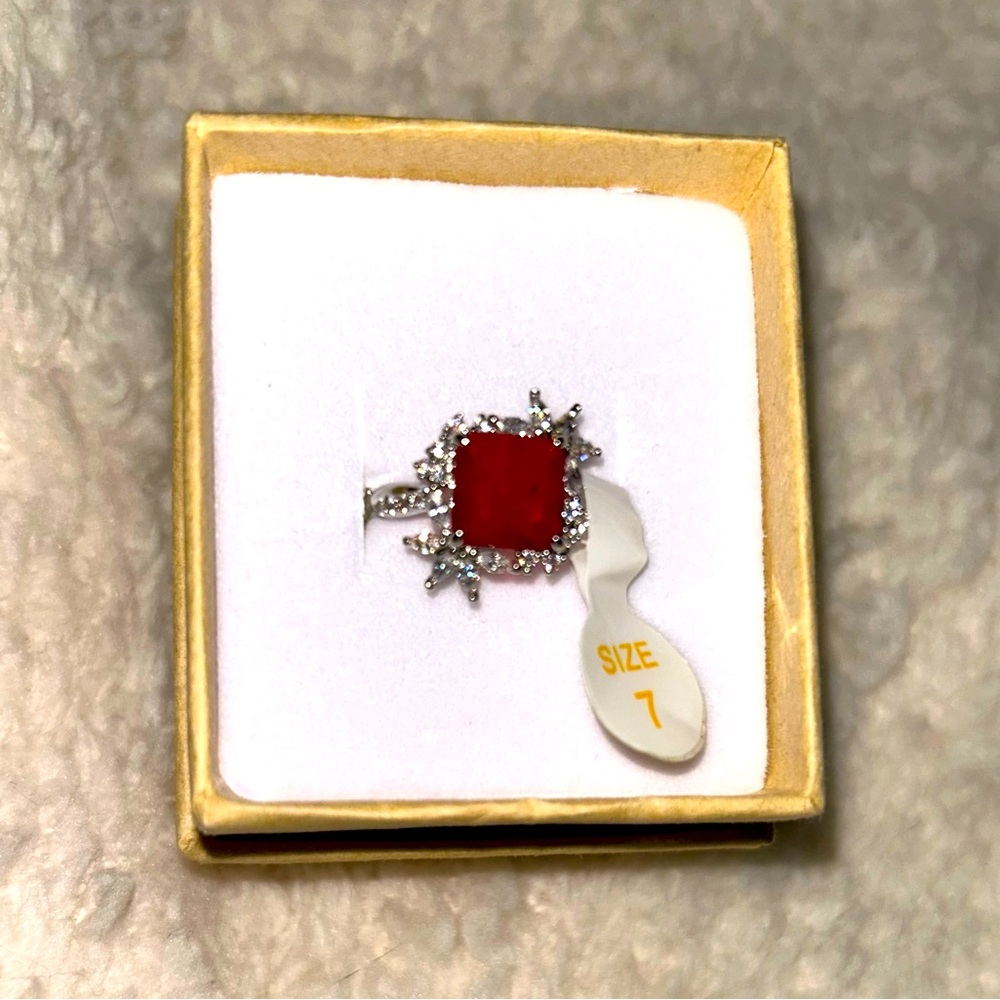 Bomb Party RUBY “Pure Bliss” Ring Sz 7